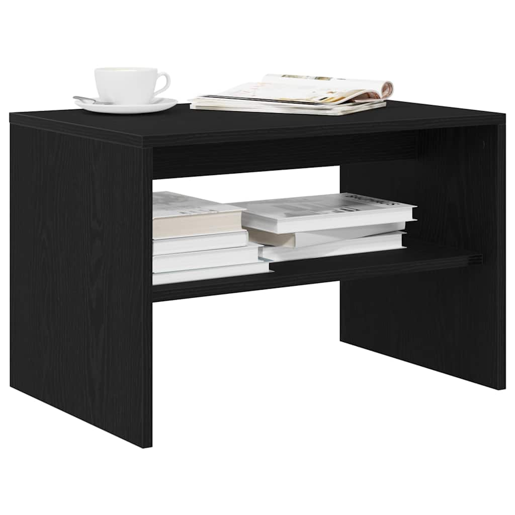 vidaXL TV-Schrank Schwarz Eichen-Optik 60x40x40 cm Holzwerkstoff