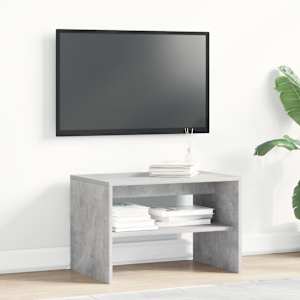 TV skříňka betonově šedá 60x40x40 cm kompozitní dřevo - obrázek 3