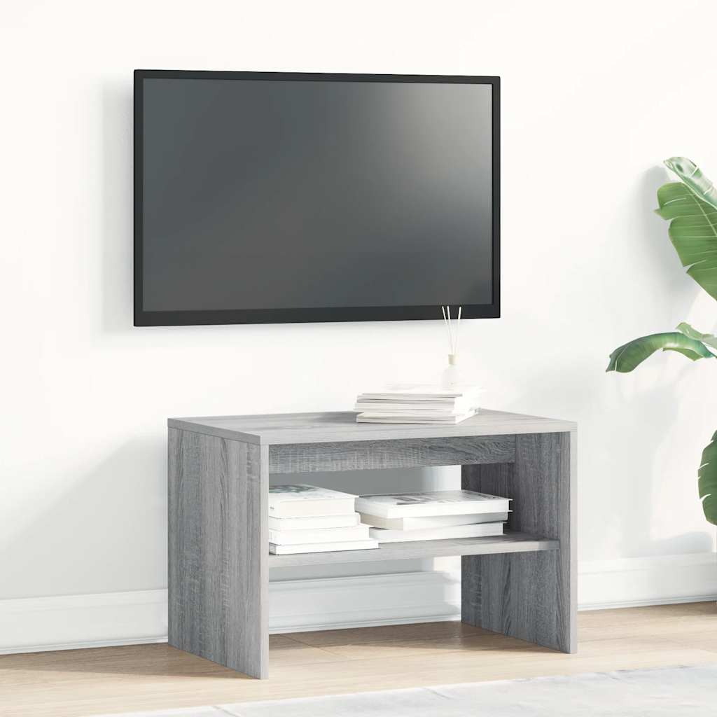 vidaXL Tv-meubel 60x40x40 cm bewerkt hout grijs sonoma eikenkleurig