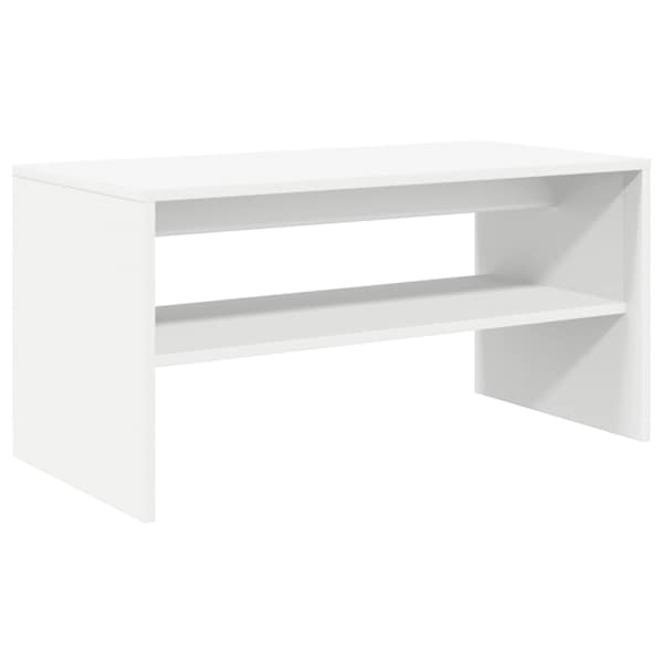 vidaXL telerikapp, valge, 80 x 40 x 40 cm, puitlaastplaat