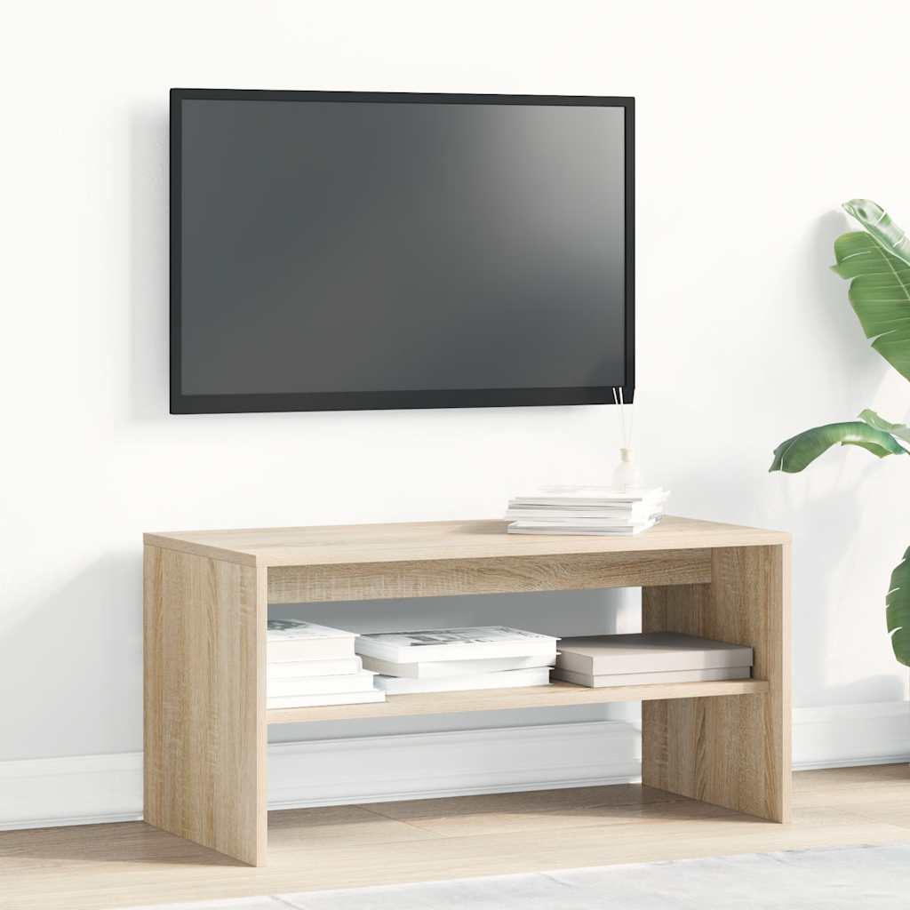 vidaXL Tv-meubel 80x40x40 cm bewerkt hout sonoma eikenkleurig afbeelding
