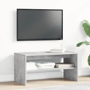 TV stolek betonově šedý 80 x 40 x 40 cm dřevotříska - obrázek 3