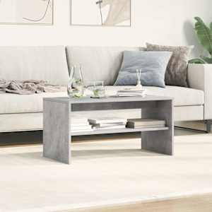 TV stolek betonově šedý 80 x 40 x 40 cm dřevotříska - obrázek 4