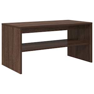 TV stolek hnědý dub 80 x 40 x 40 cm kompozitní dřevo - obrázek 2