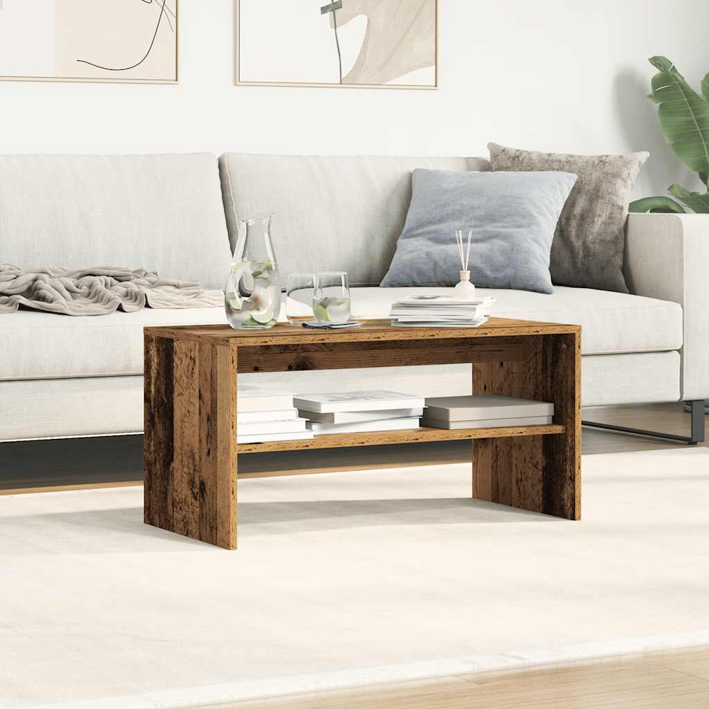 vidaXL TV-taso vanhaa puuta 80x40x40 cm lastulevy