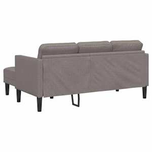 Set pohovek s polštářem 2 pcs Taupe Polyester - obrázek 10