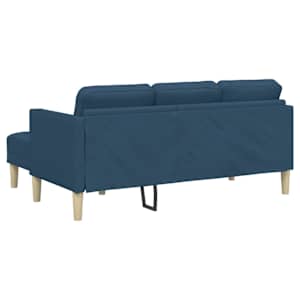 Set pohovek s polštářem 2 pcs Modrá Polyester - obrázek 9