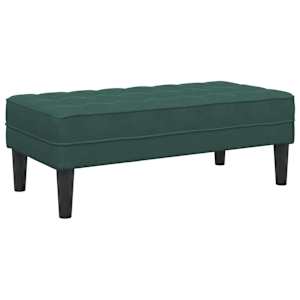 Set pohovek s polštářem 2 pcs Tmavě zelená Polyester - obrázek 4
