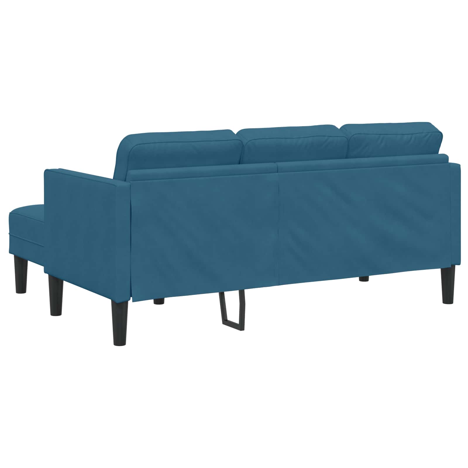 vidaXL Sofa Set mit Kissen 2 pcs Blau Polyester – Bild 6