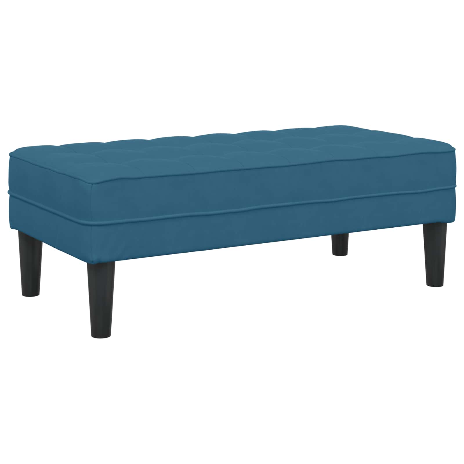 vidaXL Sofa Set mit Kissen 2 pcs Blau Polyester – Bild 4