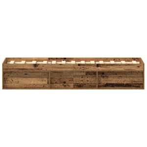 Rám postele bez matrace Staré dřevo 75x190 cm Technické dřevo - obrázek 6