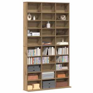 CD skříň Artisanový dub 101 x 23 x 177,5 cm Kompozitní dřevo - obrázek 3
