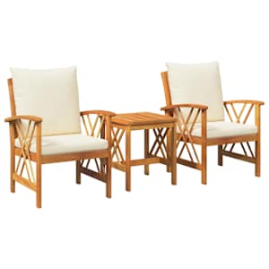 vidaXL Aia Diivanikomplekt 3 tk &Otilde;lilahus Tugev akatsiapuu