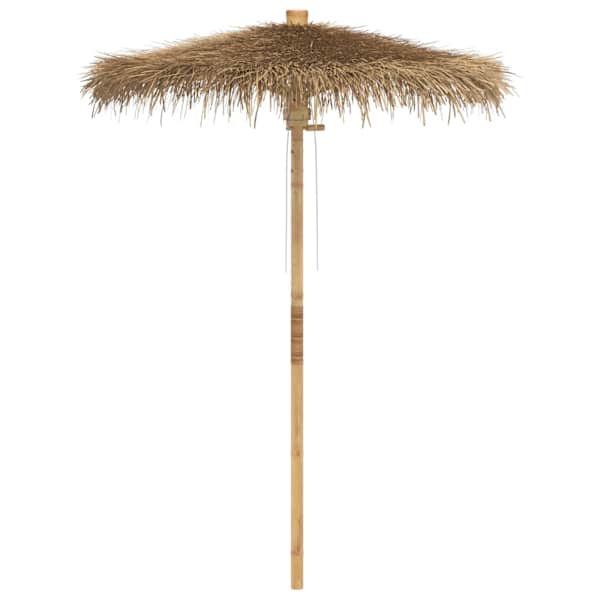vidaXL Tiki p&auml;ikesevari banaanilehe varikatusega, 150 cm, bambus