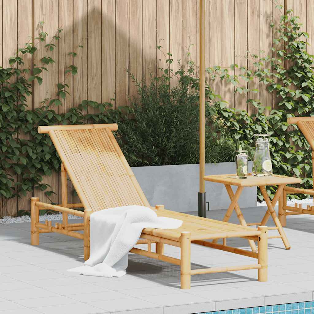 vidaXL Sols&auml;ng 55x199x30 cm bambu