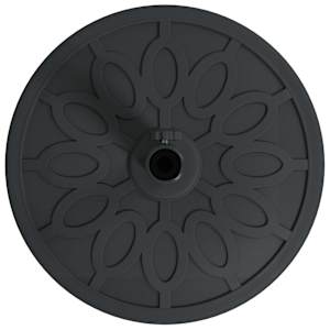 Základna pro slunečník Art Deco Černá Ø 45 x 39,5 cm Železo - obrázek 8