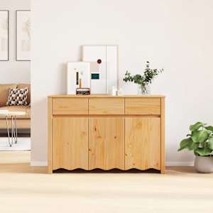 Servírovací skříň se zásuvkou Drammen Dub 114 x 43 x 75,5 cm - obrázek 4