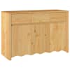 vidaXL K&otilde;ide sahtliga Drammen Tamm 114 x 43 x 75,5 cm M&auml;nnipuit