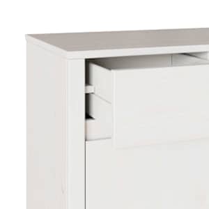 Servírovací skříň se zásuvkou Drammen Bílá 114 x 43 x 75,5 cm - obrázek 9