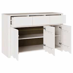 Servírovací skříň se zásuvkou Drammen Bílá 114 x 43 x 75,5 cm - obrázek 5