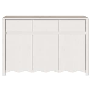 Servírovací skříň se zásuvkou Drammen Bílá 114 x 43 x 75,5 cm - obrázek 7