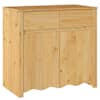 vidaXL K&otilde;ide sahtliga Drammen Tamm 79 x 43 x 75.5 cm M&auml;nnipuit