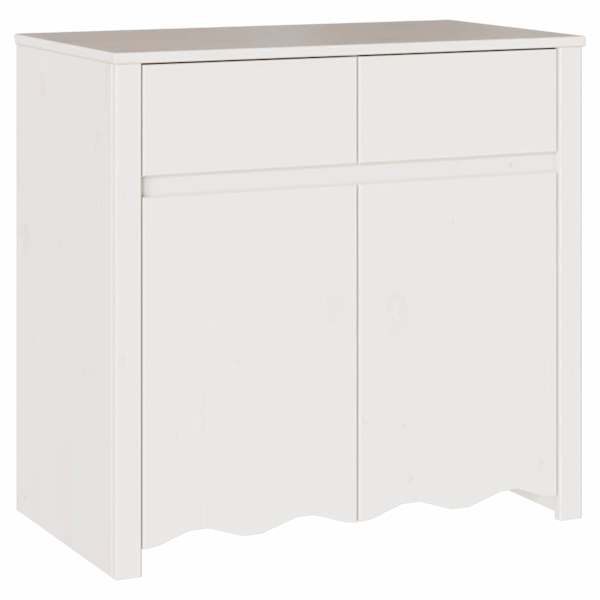 vidaXL K&otilde;ide sahtliga Drammen Valge 79 x 43 x 75.5 cm M&auml;nnipuit