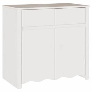 Servírovací skříň Drammen Bílá 79 x 43 x 75.5 cm - obrázek 2
