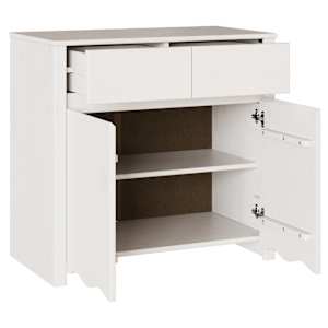 Servírovací skříň Drammen Bílá 79 x 43 x 75.5 cm - obrázek 5
