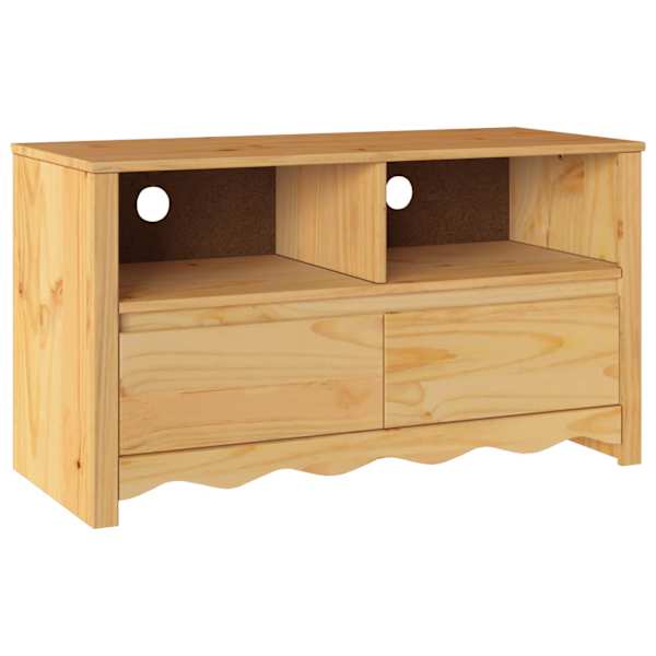 vidaXL Telerikapp sahtliga Drammen Tamm 99 x 43 x 55 cm M&auml;nnipuit