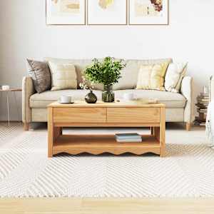 Konferenční stolek se zásuvkou Drammen Dub 99 x 55 x 45 cm - obrázek 4