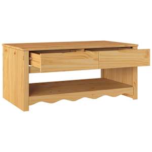 Konferenční stolek se zásuvkou Drammen Dub 99 x 55 x 45 cm - obrázek 5