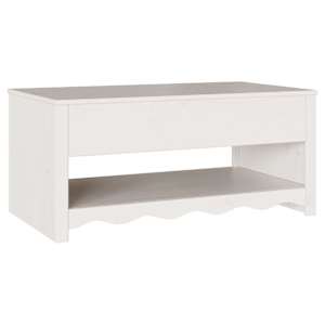 Konferenční stolek se zásuvkou Drammen Bílá 99 x 55 x 45 cm - obrázek 6