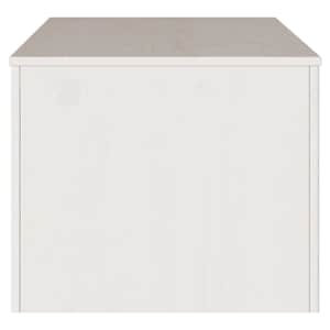 Konferenční stolek se zásuvkou Drammen Bílá 99 x 55 x 45 cm - obrázek 8