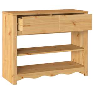Konzolový stolek se zásuvkou Drammen Dub 89,5 x 37 x 73 cm - obrázek 5