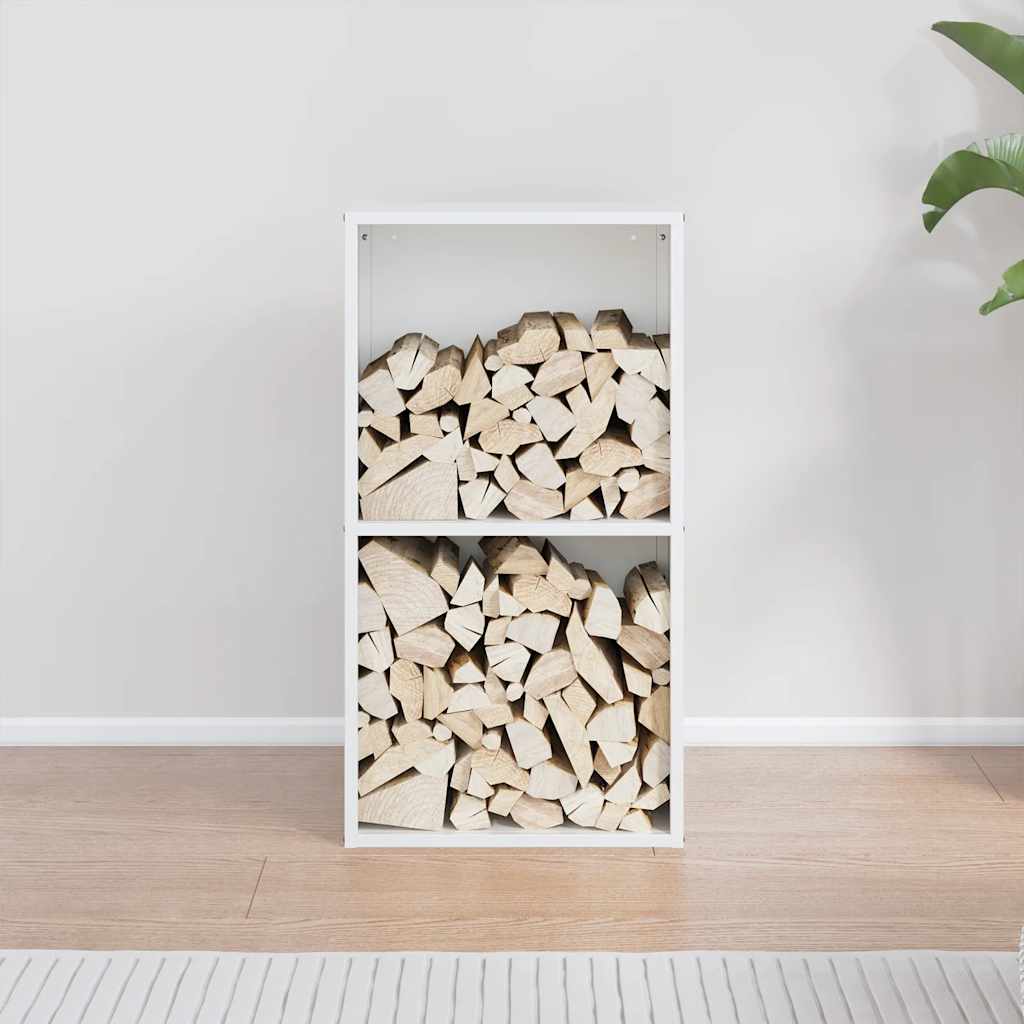 vidaXL Regál na krbové drevo, 40x30x75 cm, za studena lisovaná oceľ
