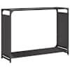 vidaXL k&uuml;ttepuude rest, must, 90x28x65 cm, k&uuml;lmvaltsitud teras