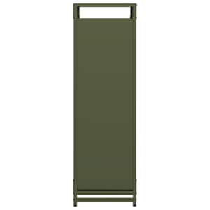 Stojan na palivové dříví Olive Green Ocel válcovaná za studena - obrázek 6
