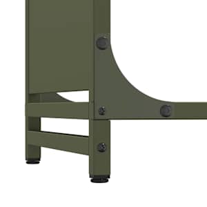 Stojan na palivové dříví Olive Green Ocel válcovaná za studena - obrázek 8