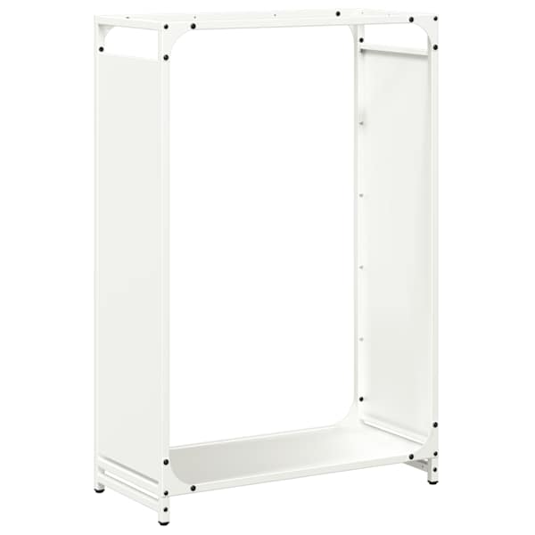 vidaXL K&uuml;ttepuurest Valge 60x28x90 cm K&uuml;lmvaltsitud teras