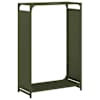 vidaXL K&uuml;ttepuurest Oliivroheline 60x28x90 cm K&uuml;lmvaltsitud teras