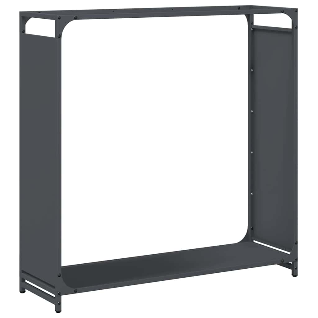 vidaXL Regál na krbové drevo, 90x28x90 cm, za studena lisovaná oceľ