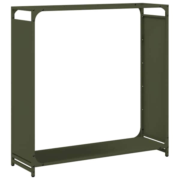 vidaXL K&uuml;ttepuurest Oliivroheline 90x28x90 cm K&uuml;lmvaltsitud teras