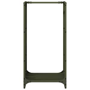 Stojan na palivové dřevo Olive Green Ocel válcovaná za studena - obrázek 5