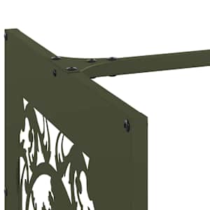 Stojan na palivové dřevo Olive Green Ocel válcovaná za studena - obrázek 7