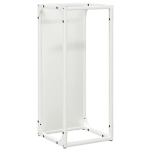 vidaXL K&uuml;ttepuurest Valge 25x25x60 cm K&uuml;lmvaltsitud teras