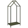 vidaXL K&uuml;ttepuurest oliivroheline 40x25x90 cm k&uuml;lmvaltsitud teras