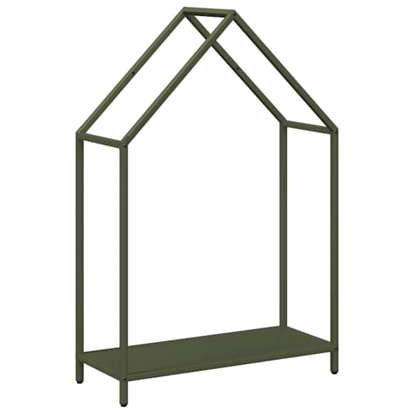 vidaXL K&uuml;ttepuurest oliivroheline 60x25x90 cm k&uuml;lmvaltsitud teras