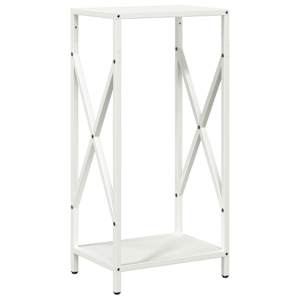 vidaXL K&uuml;ttepuurest Valge 34x25x70 cm K&uuml;lmvaltsitud teras