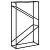 vidaXL K&uuml;ttepuurest must 60x25x100 cm k&uuml;lmvaltsitud teras